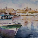 Trawler at Granville Watercolour / 40 cm x 30 cm